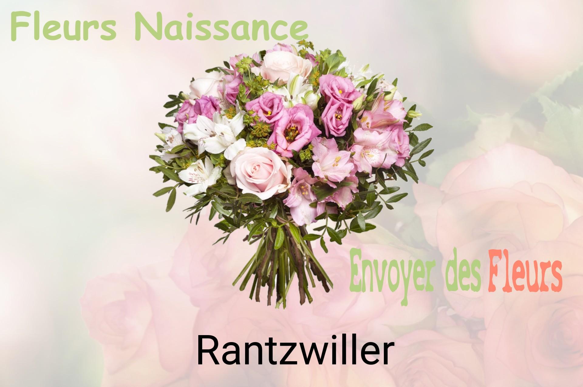 Bouquet de fleurs de naissance livré à Rantzwiller